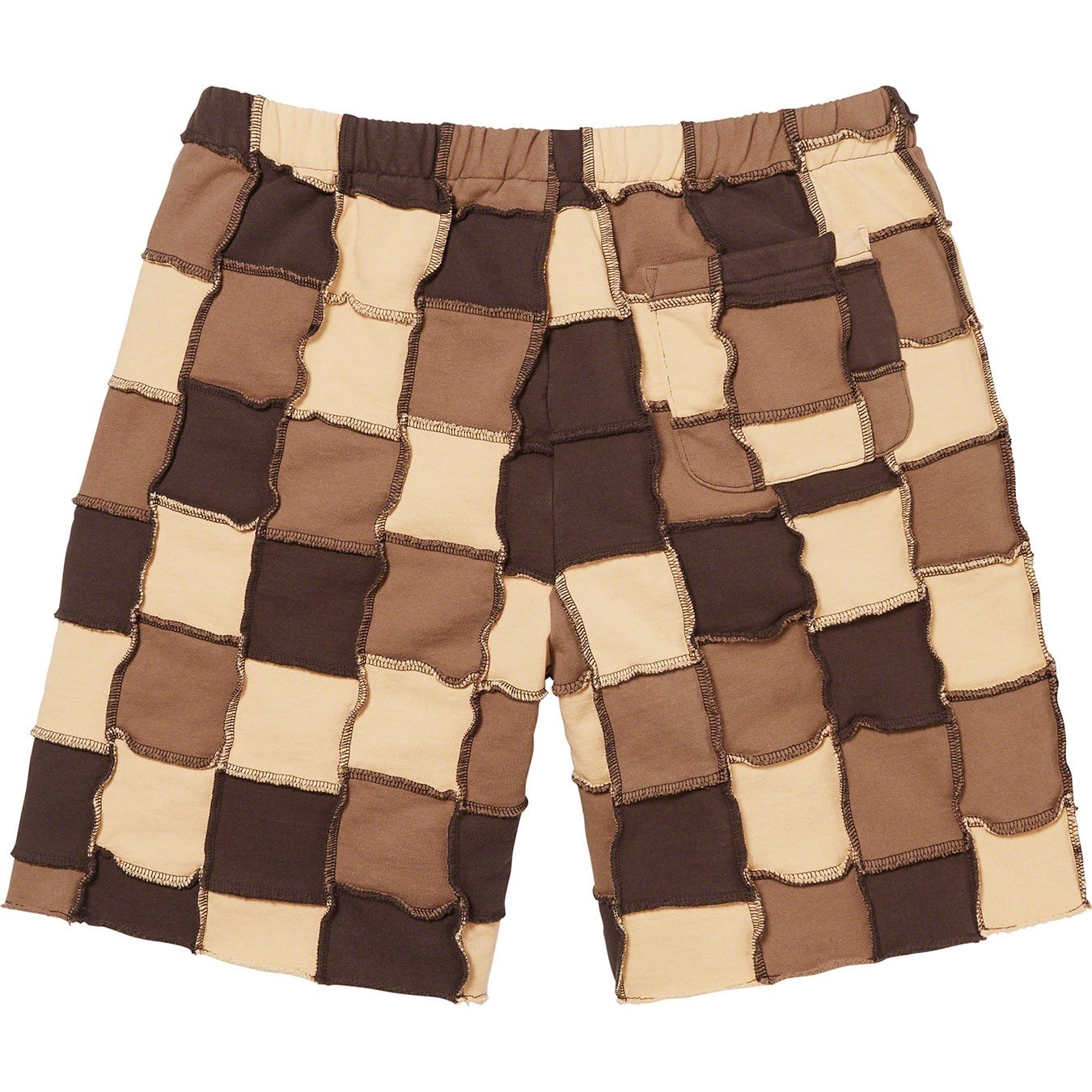 Reverse Patchwork Sweatshort view 6